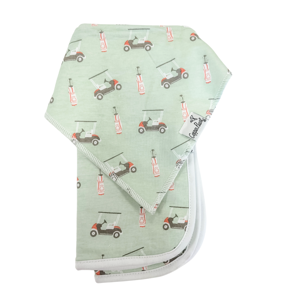 BOGEY BANDANA BIB & BURP CLOTH SET