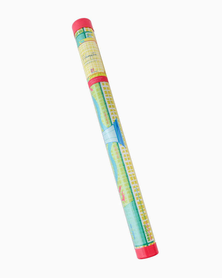 Oh My Mahjong Hampton Mat in Tube mahjong mat in tube for stylish game night table setup | Walker Boutique