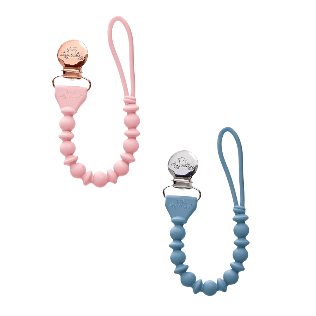 ITZY PACI STRAP SILICONE ONE-PIECE PACIFIER CLIP