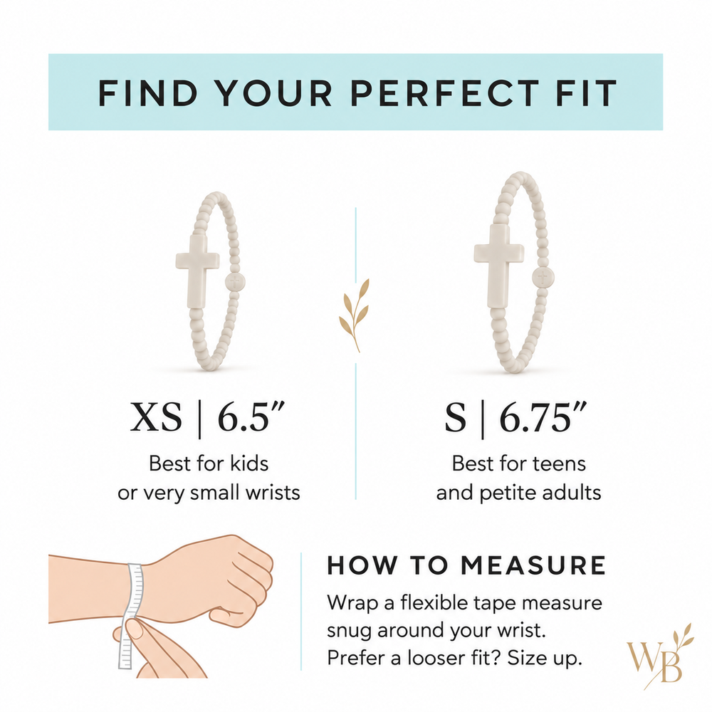 size chart for the XS & S sizing
