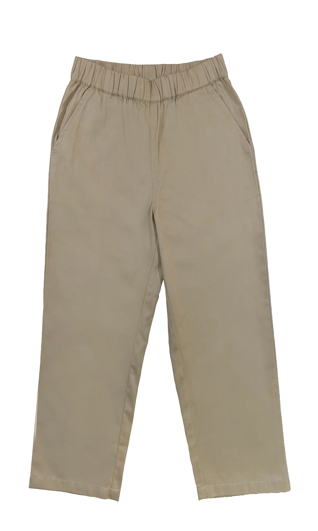 KHAKI NAPLES ELASTIC WAIST PANTS