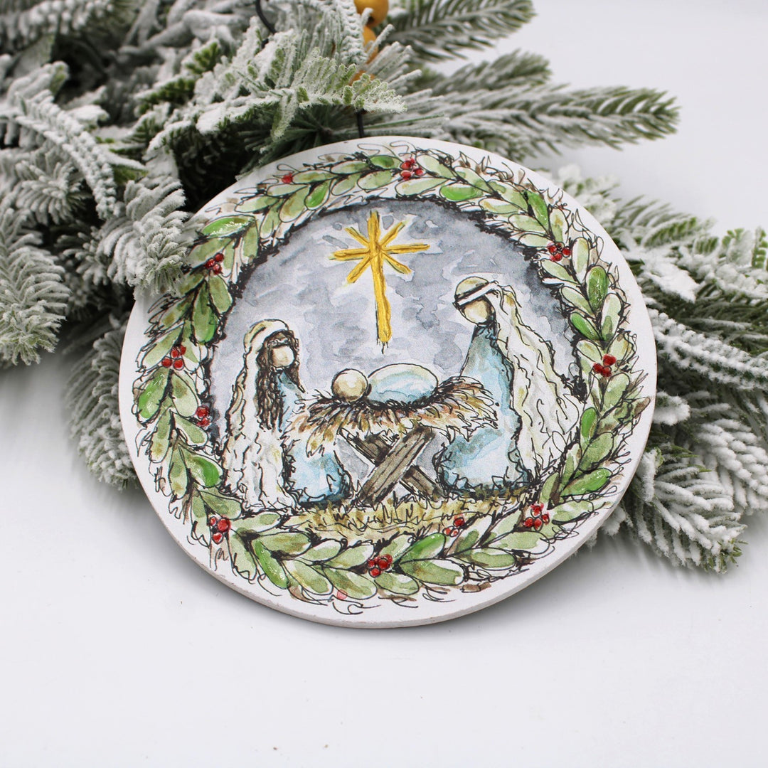 nativity scene ornament 