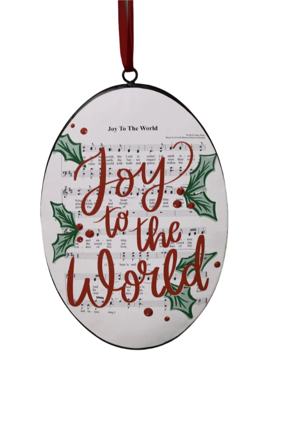 joy to the world ornament