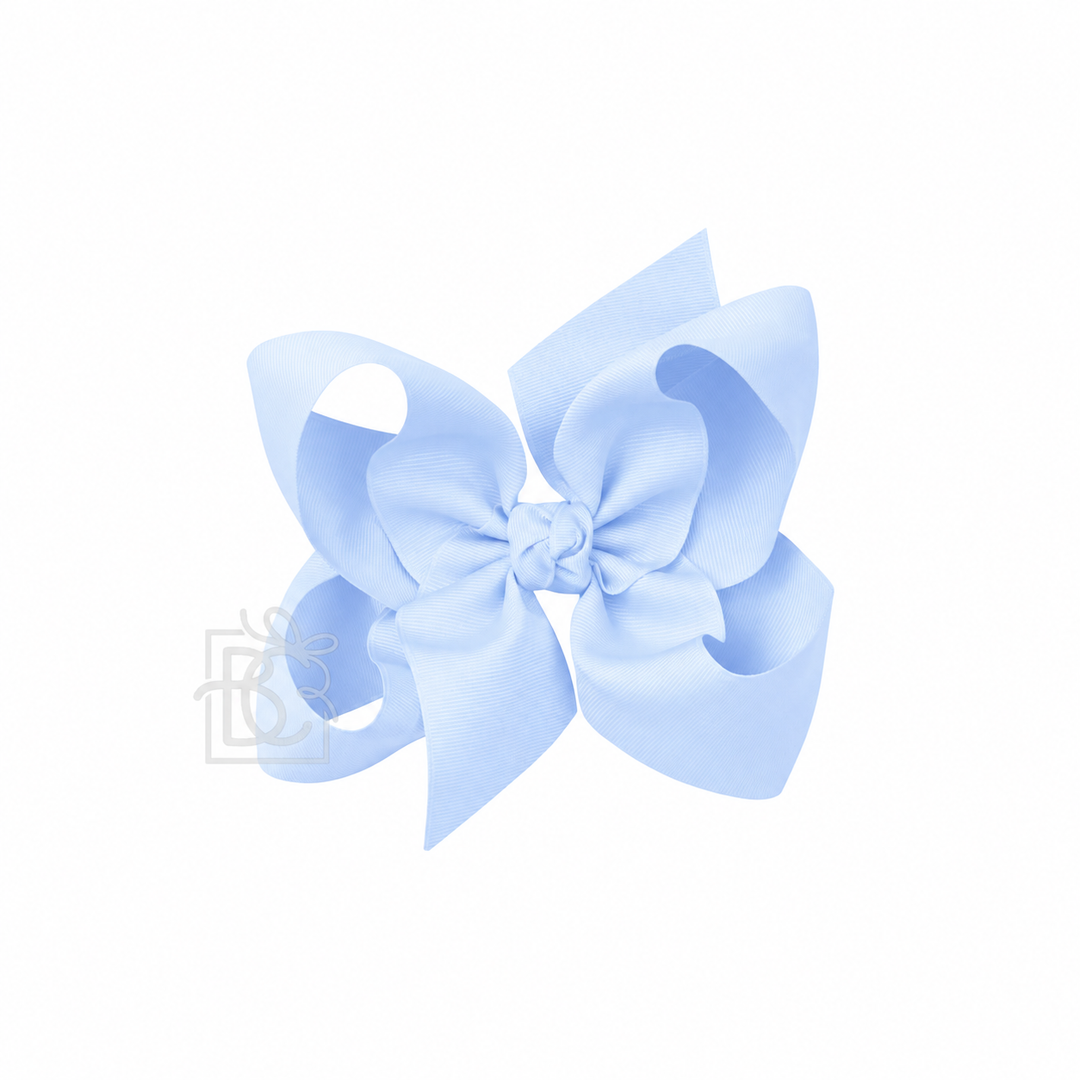 baby blue grosgrain bow