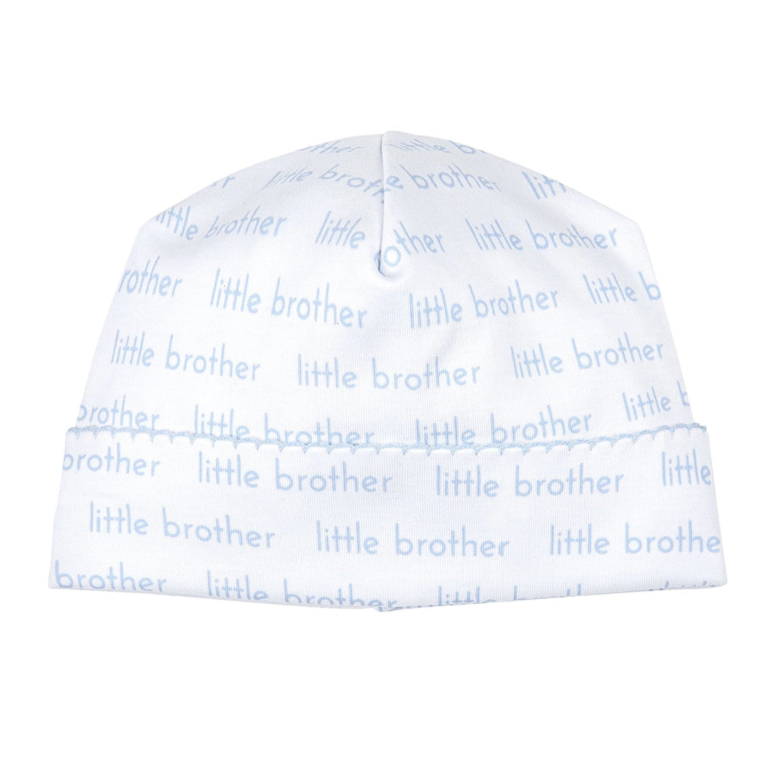 little brother print hat