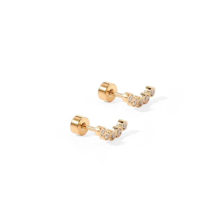 SCREWBACK STUD EARRING