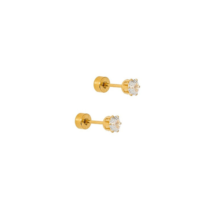 SCREWBACK STUD EARRING