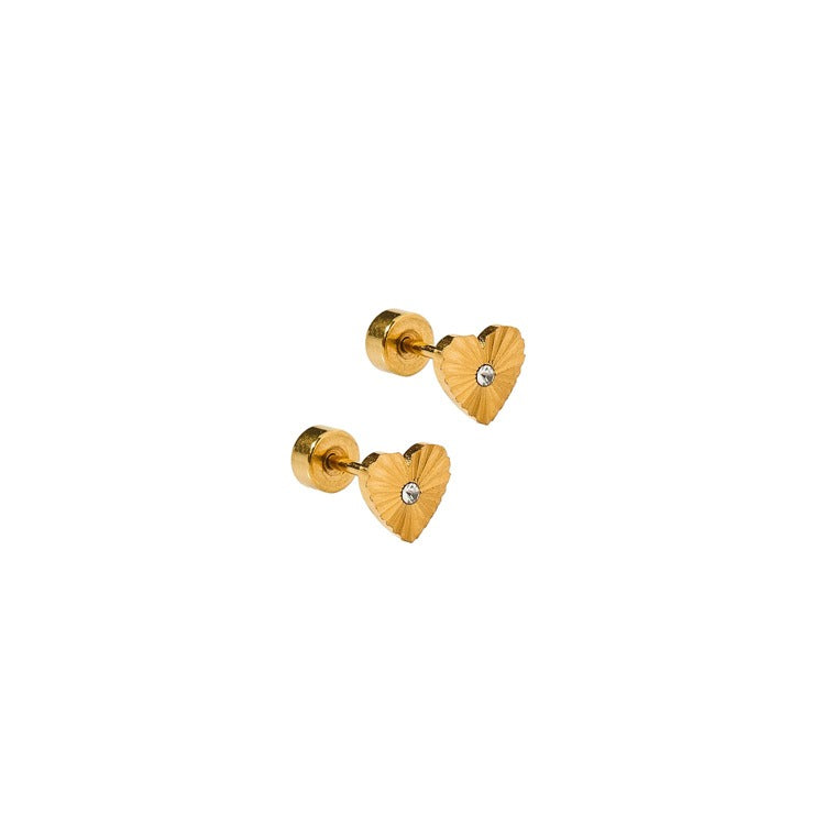 SCREWBACK STUD EARRING