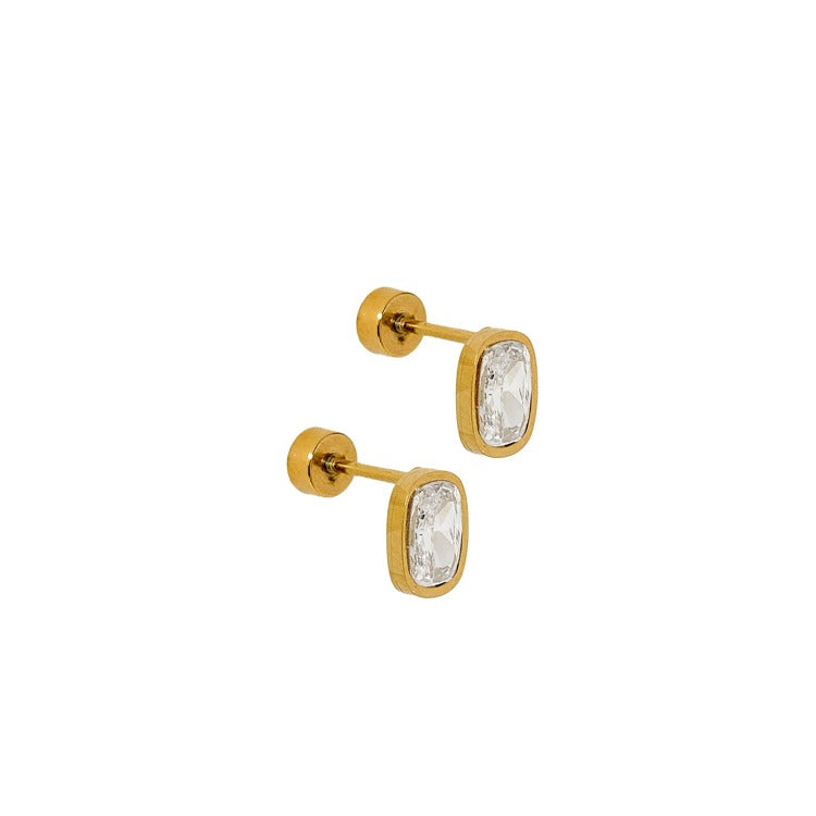 SCREWBACK STUD EARRING
