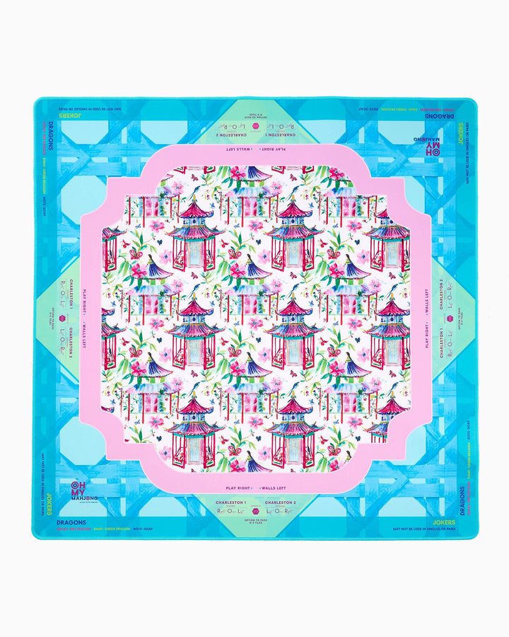 Oh My Mahjong Lagoon Starter Kit complete mahjong starter kit for stylish game nights and gifting | Walker Boutique