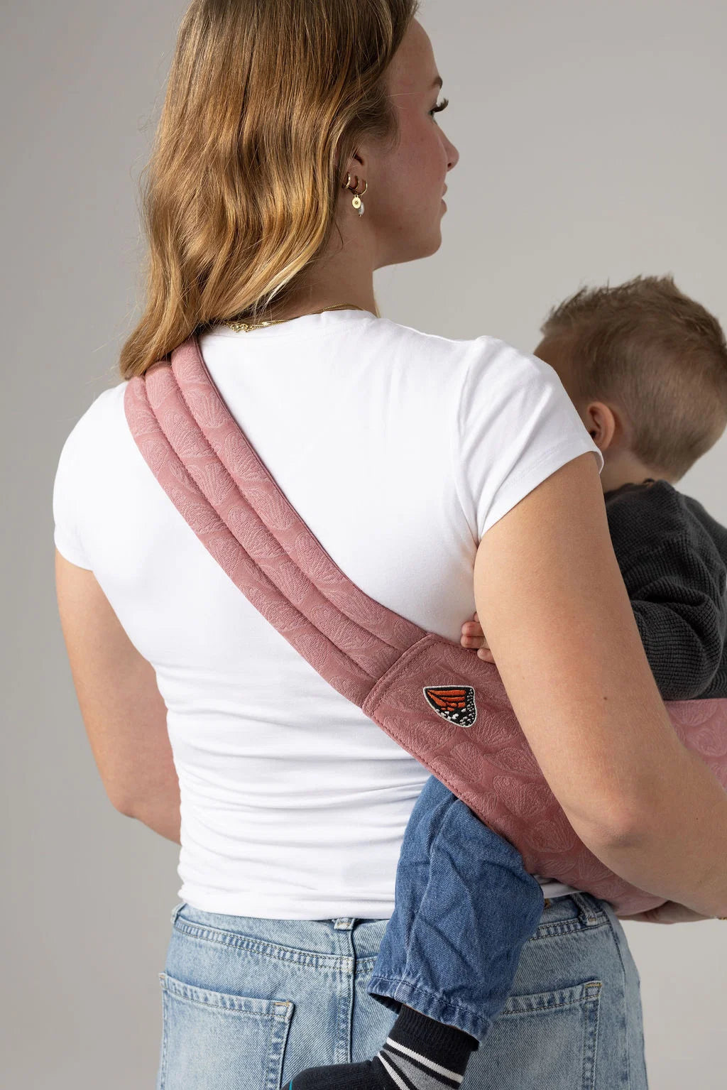 THE MONARCH TODDLER SLING | MAUVE WINGS