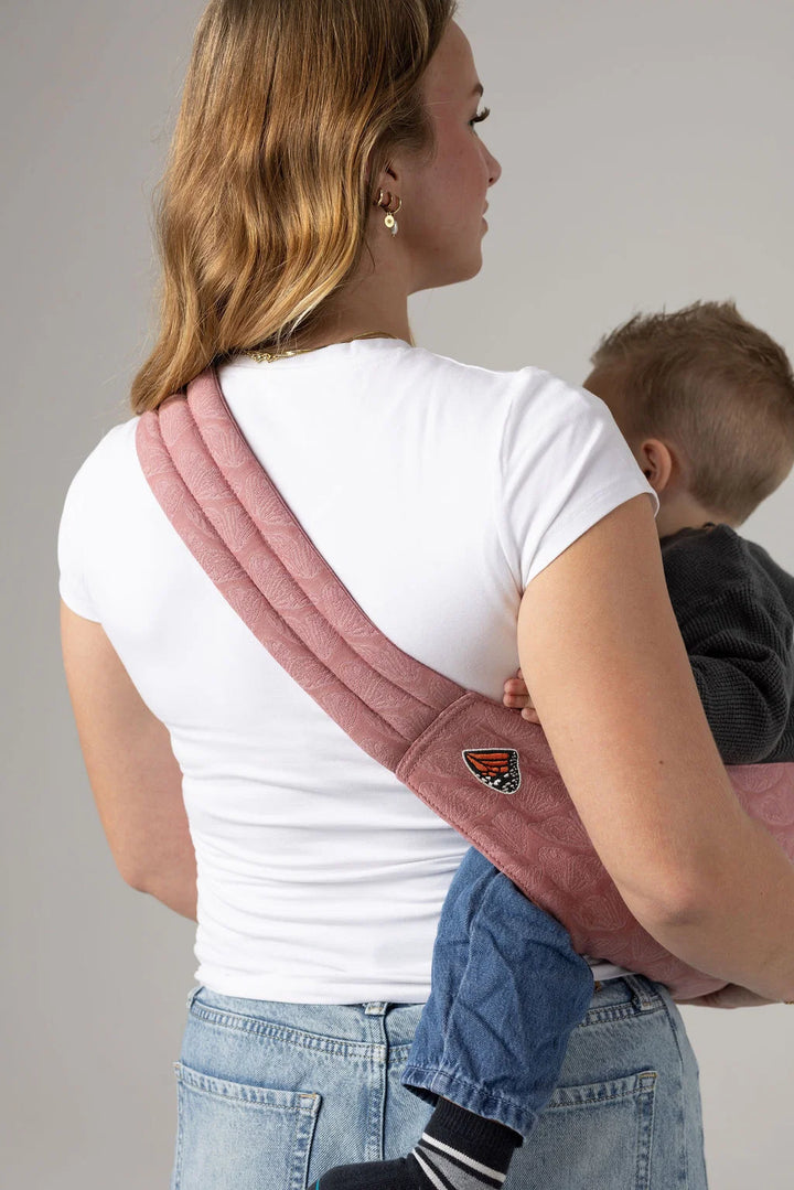 THE MONARCH TODDLER SLING | MAUVE WINGS