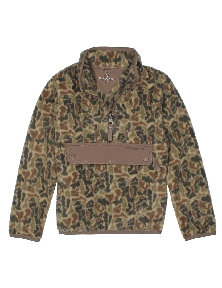 VINTAGE CAMO BOYS WALLABY PULLOVER