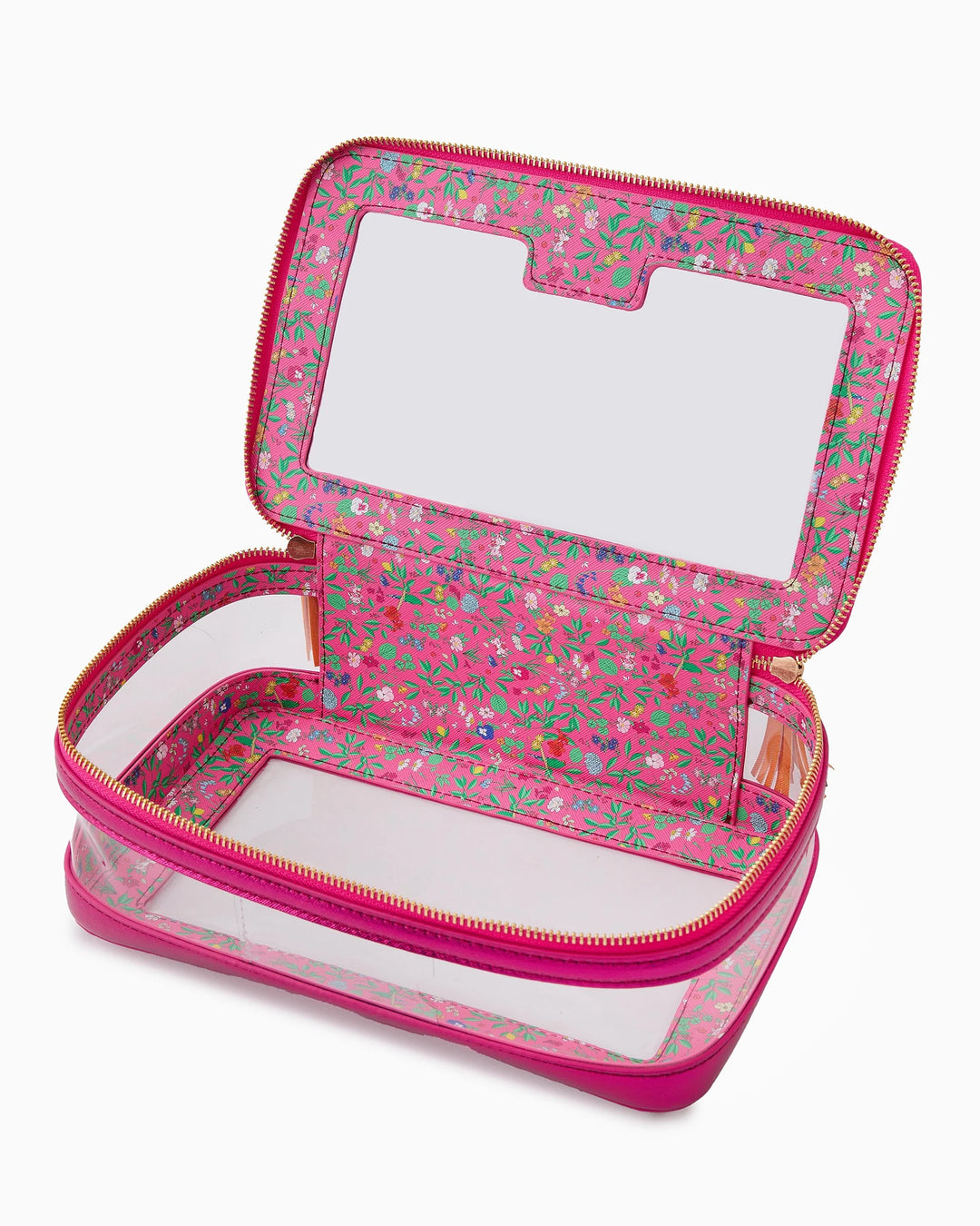 Oh My Mahjong Metallic Pink Tile Storage Bag mahjong tile storage bag for organized game night accessories | Walker Boutique