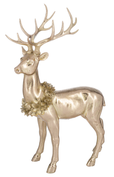 CHAMPAGNE DEER FIGURES, 2 STYLES