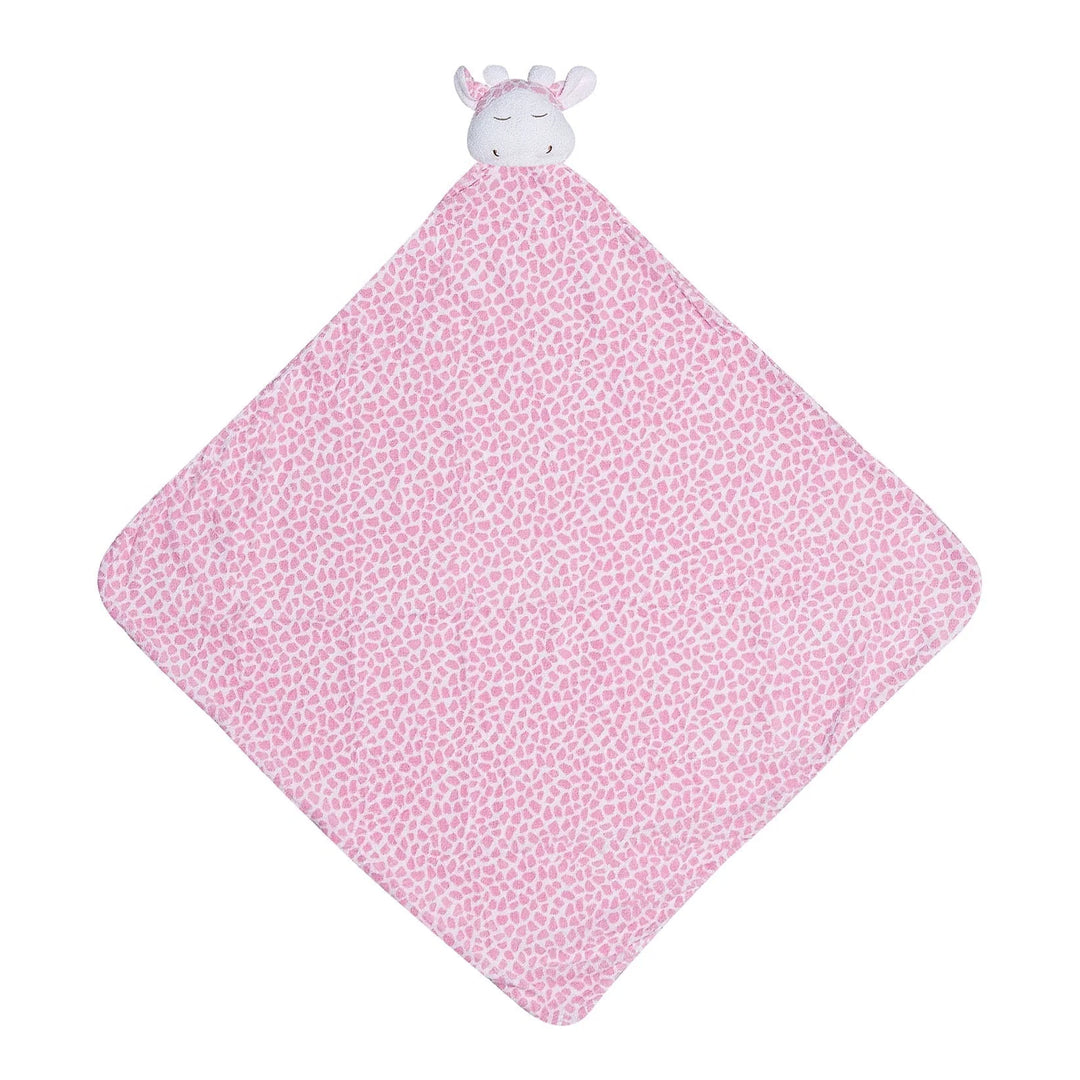 PINK GIRAFFE NAP BLANKET