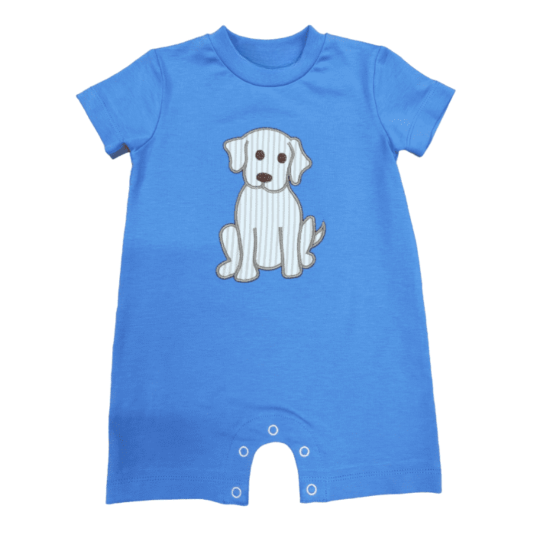 PARKER THE PUPPY BOYS ROMPER