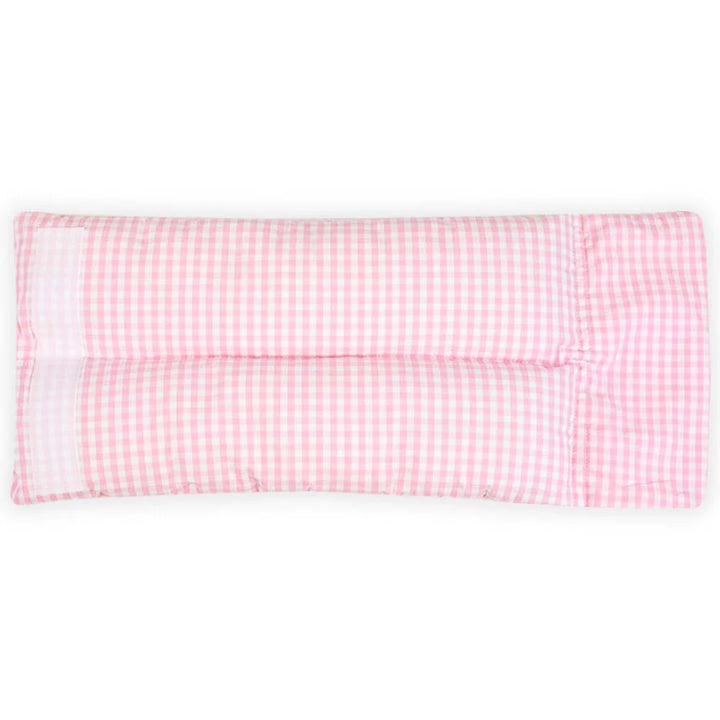 LIGHT PINK CHECK COMFY CRADLE PILLOW