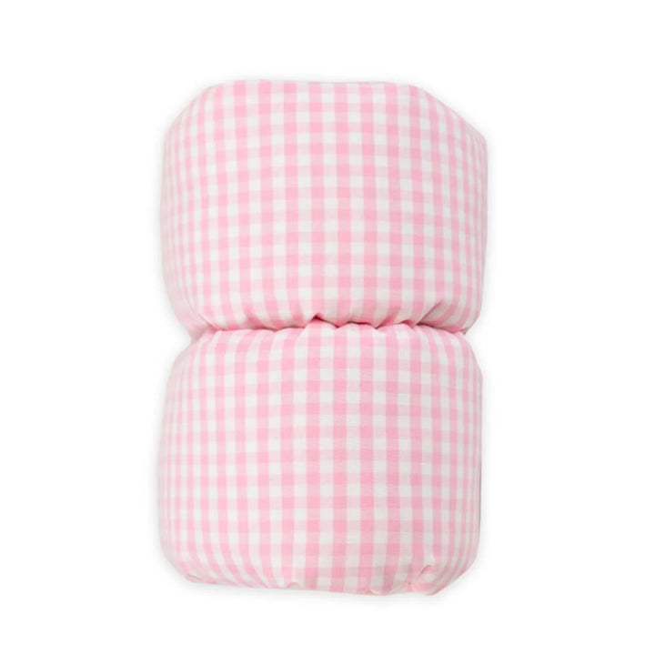 LIGHT PINK CHECK COMFY CRADLE PILLOW