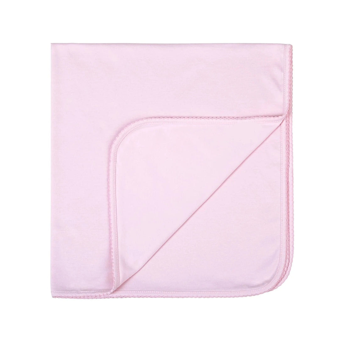 NEWBORN BABY PINK RECEIVING BLANKET – Walker Boutique