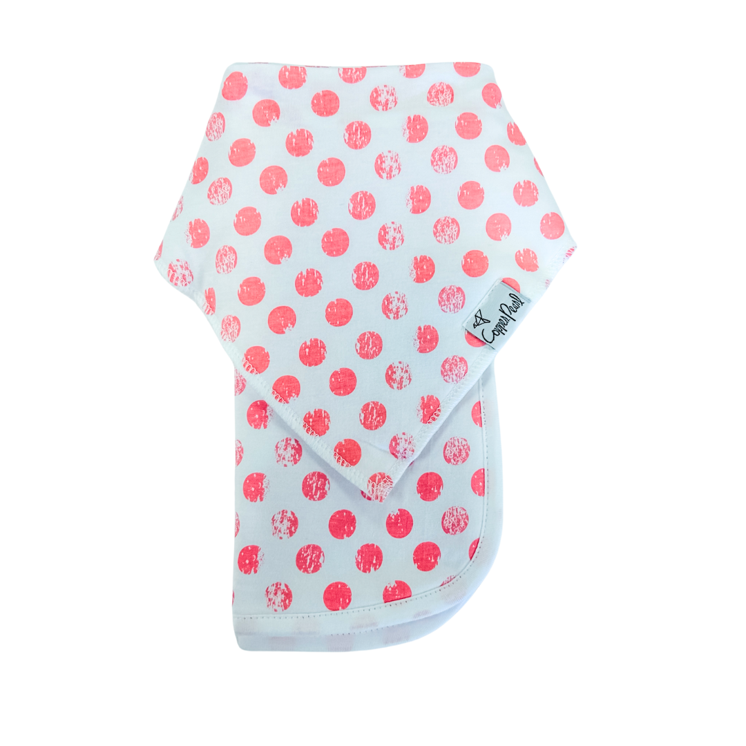 CLAIRE BANDANA BIB + BURP CLOTH SET