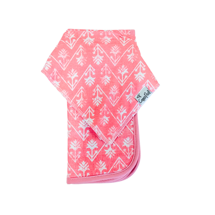 CLAIRE BANDANA BIB + BURP CLOTH SET