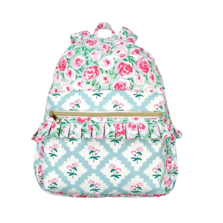 PINK FLOWER BACKPACK