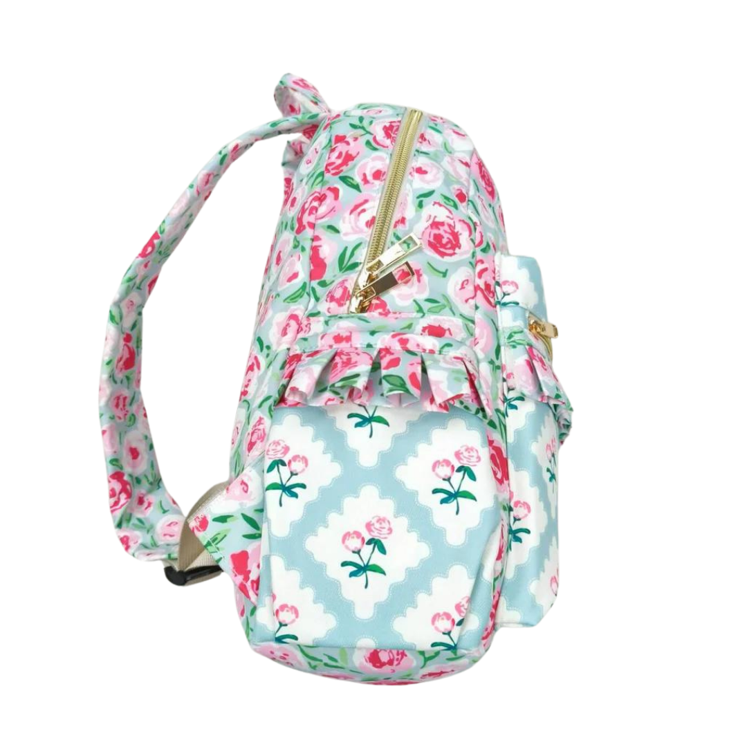 PINK FLOWER BACKPACK