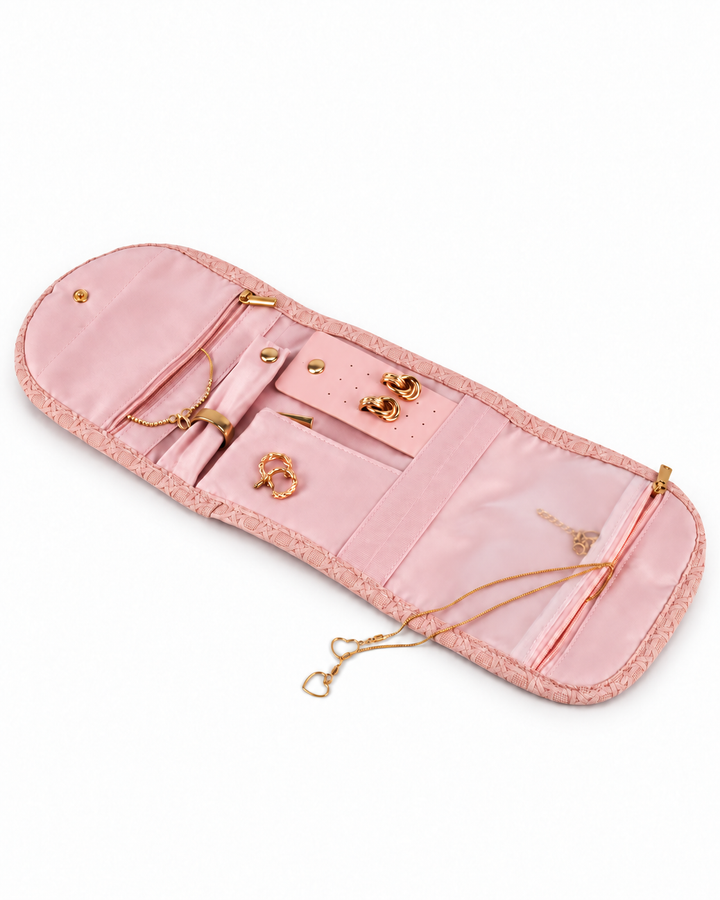 MONICA LIGHT PINK JEWELRY ORGANIZER