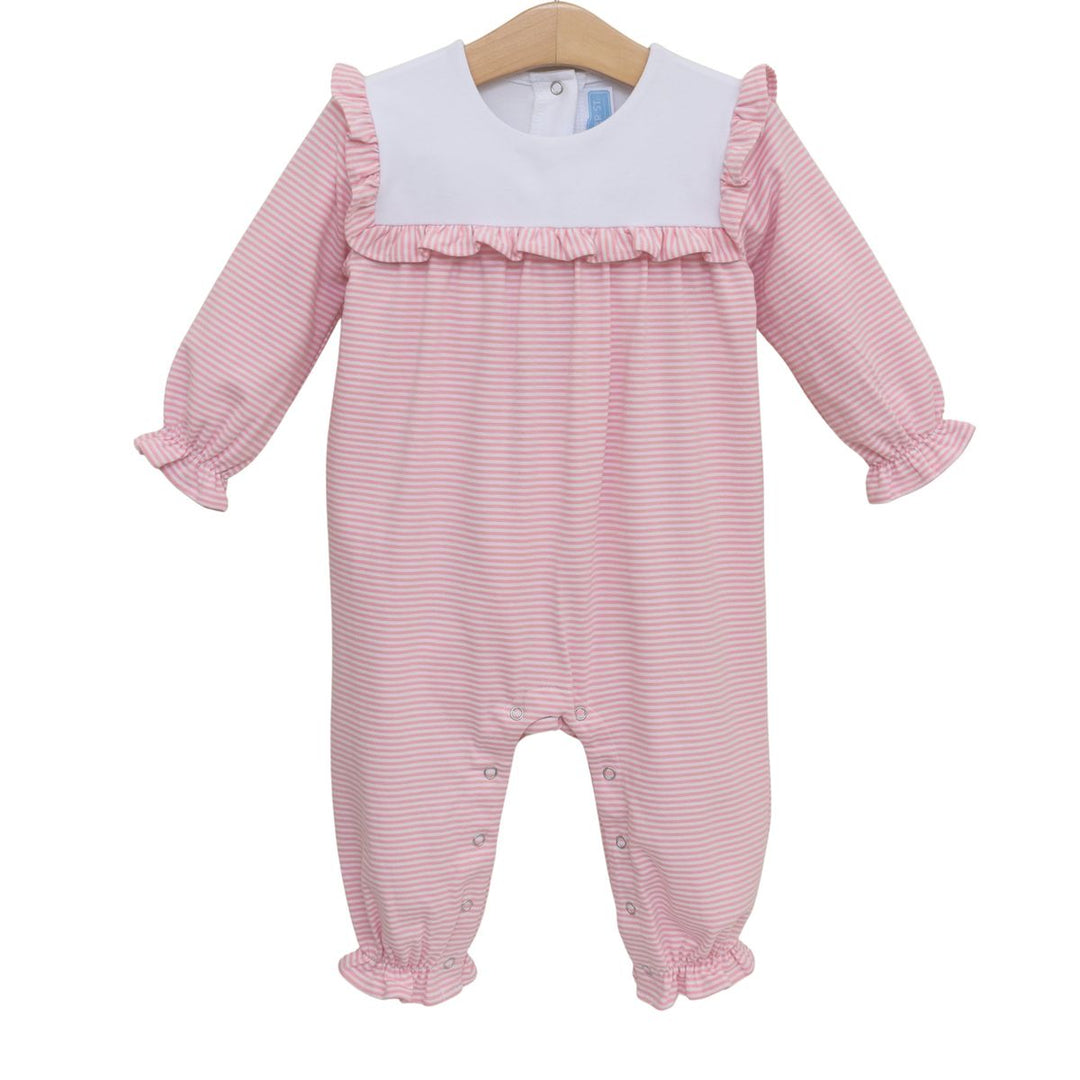 LIGHT PINK STRIPE MARIE ROMPER