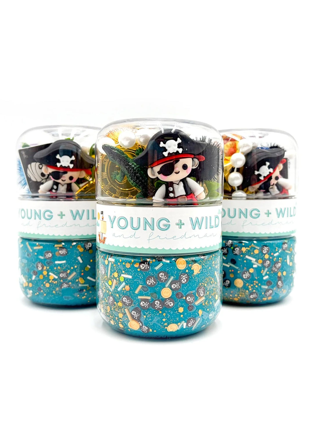 PIRATE GRAB & GO DOUGH JAR
