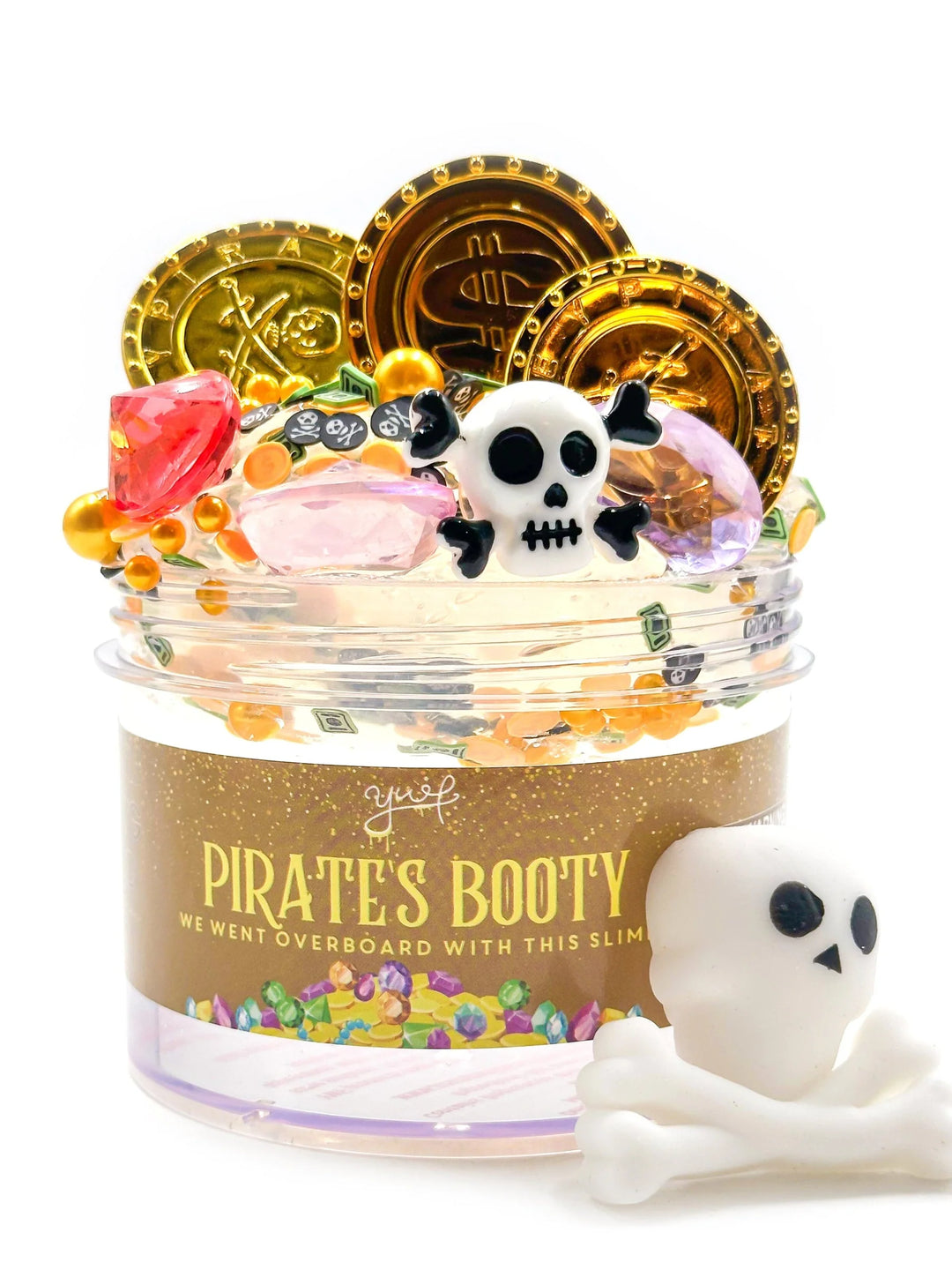 Young + Wild and Friedman Pirate's Booty Slime – Sensory Play Treasure Activity for Kids