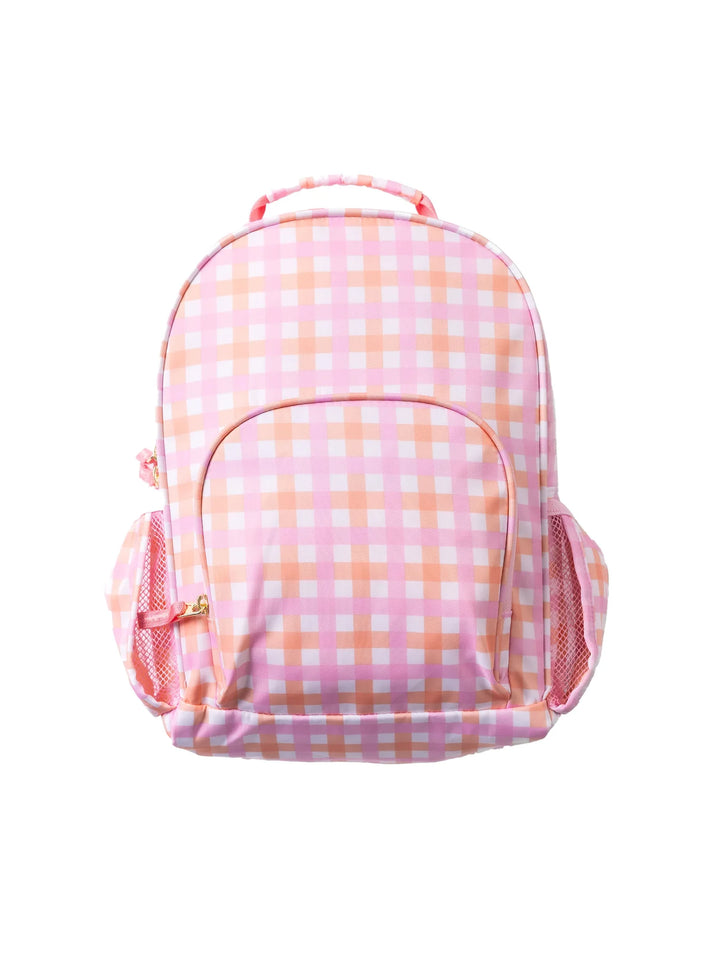 PRETTY PLAID BACKPACK