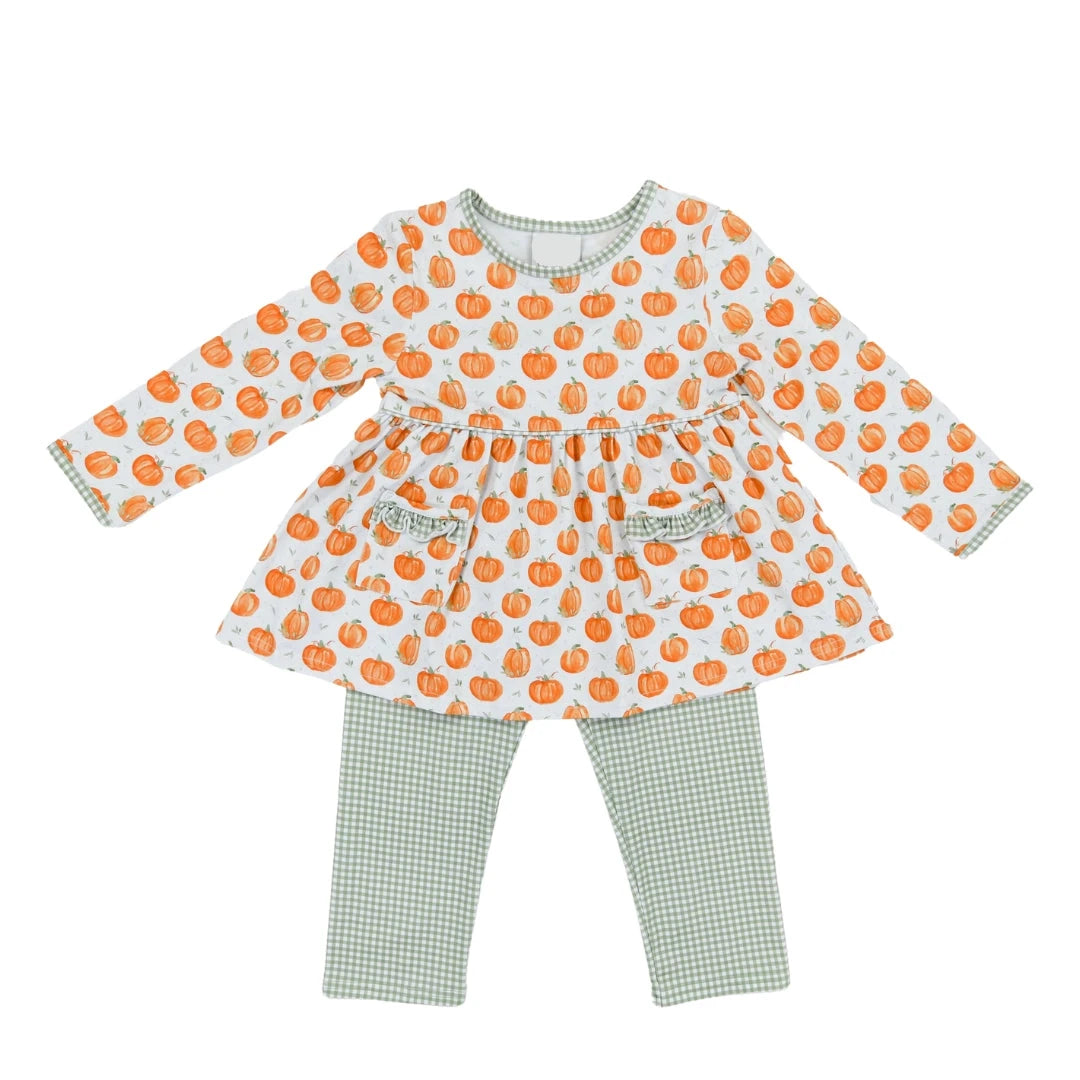 pumpkin patch girls legging set