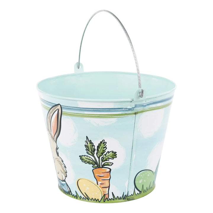 BLUE RABBIT EASTER EGG PAIL