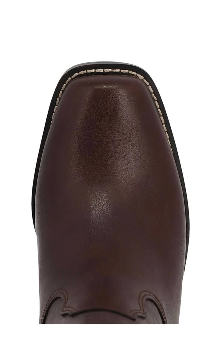 DUSTON DARK BROWN WESTERN BOOT
