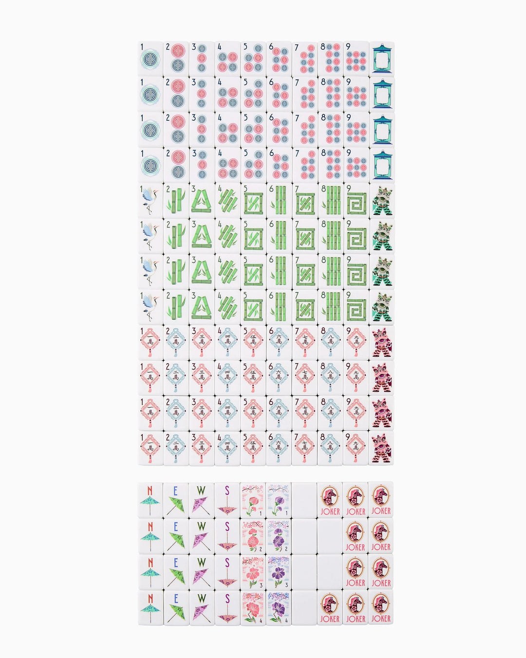 Oh My Mahjong Solara Starter Kit complete mahjong starter kit for stylish game nights and gifting | Walker Boutique