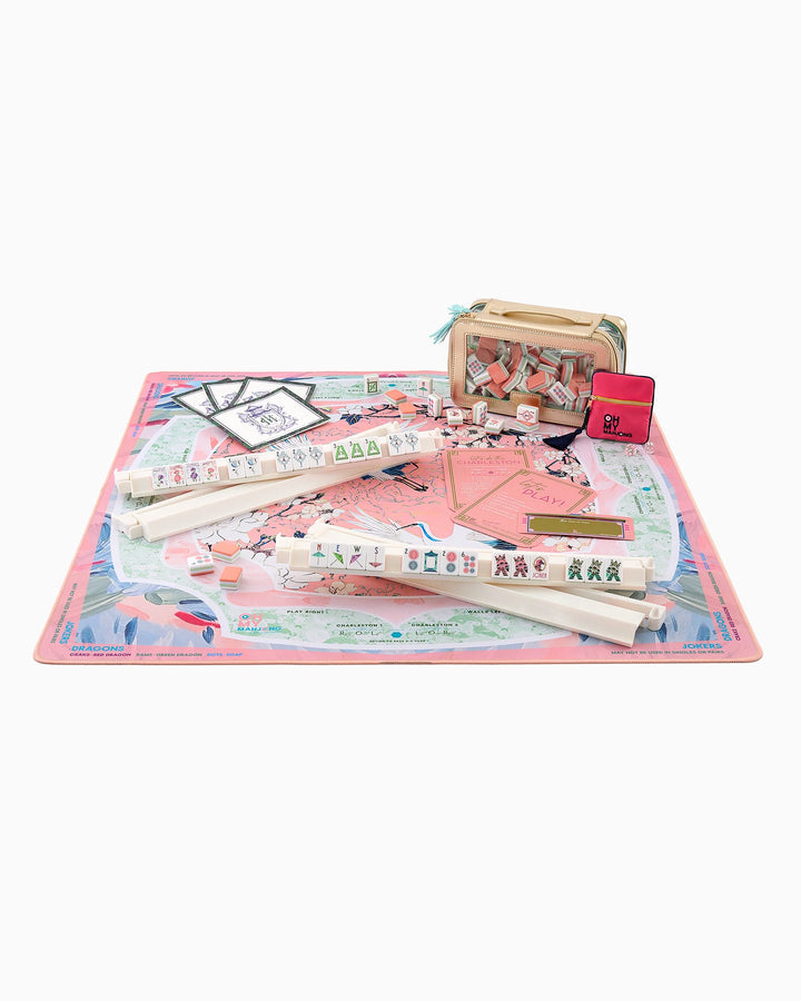 Oh My Mahjong Solara Starter Kit complete mahjong starter kit for stylish game nights and gifting | Walker Boutique