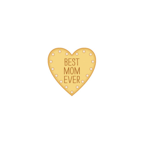 LOCKET NOTE GEM HEART BEST MOM