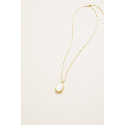 NARA PETITE NECKLACE 17" MOTHER-OF-PEARL