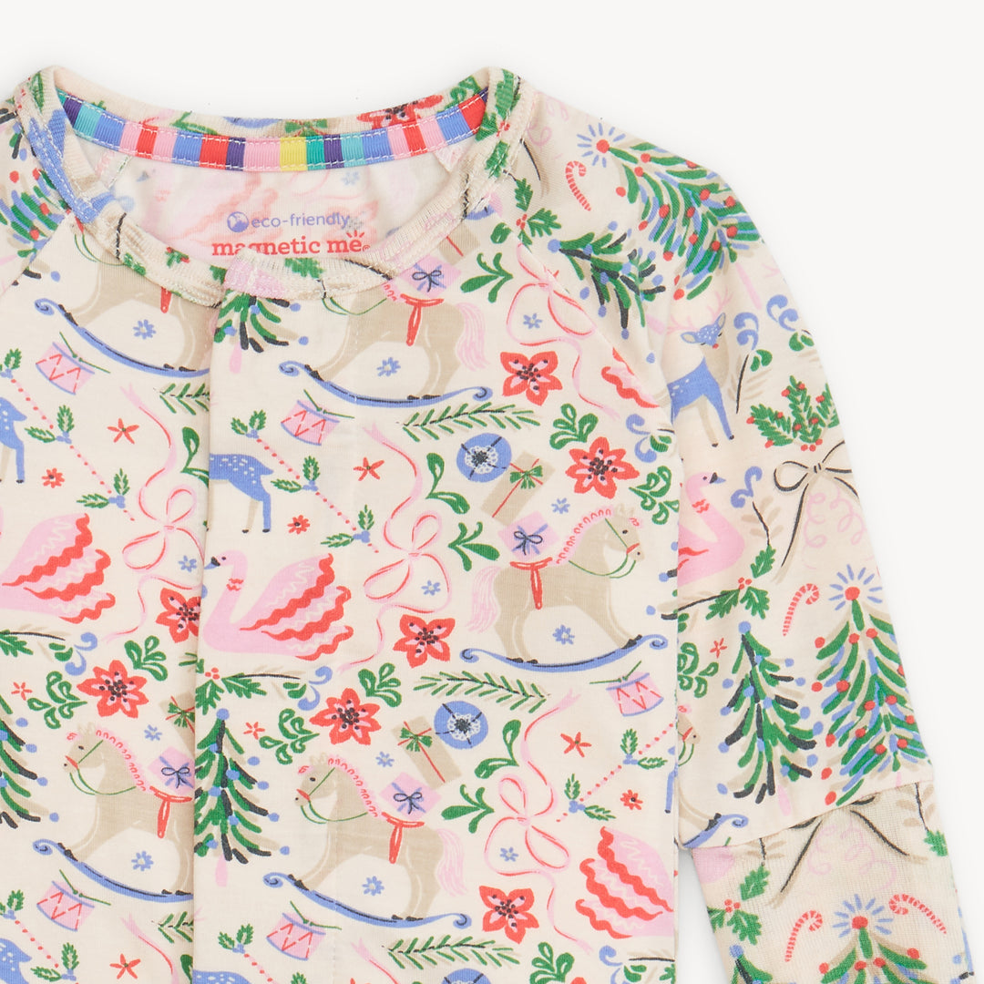 SUGAR PLUM DREAMS FOOTIE