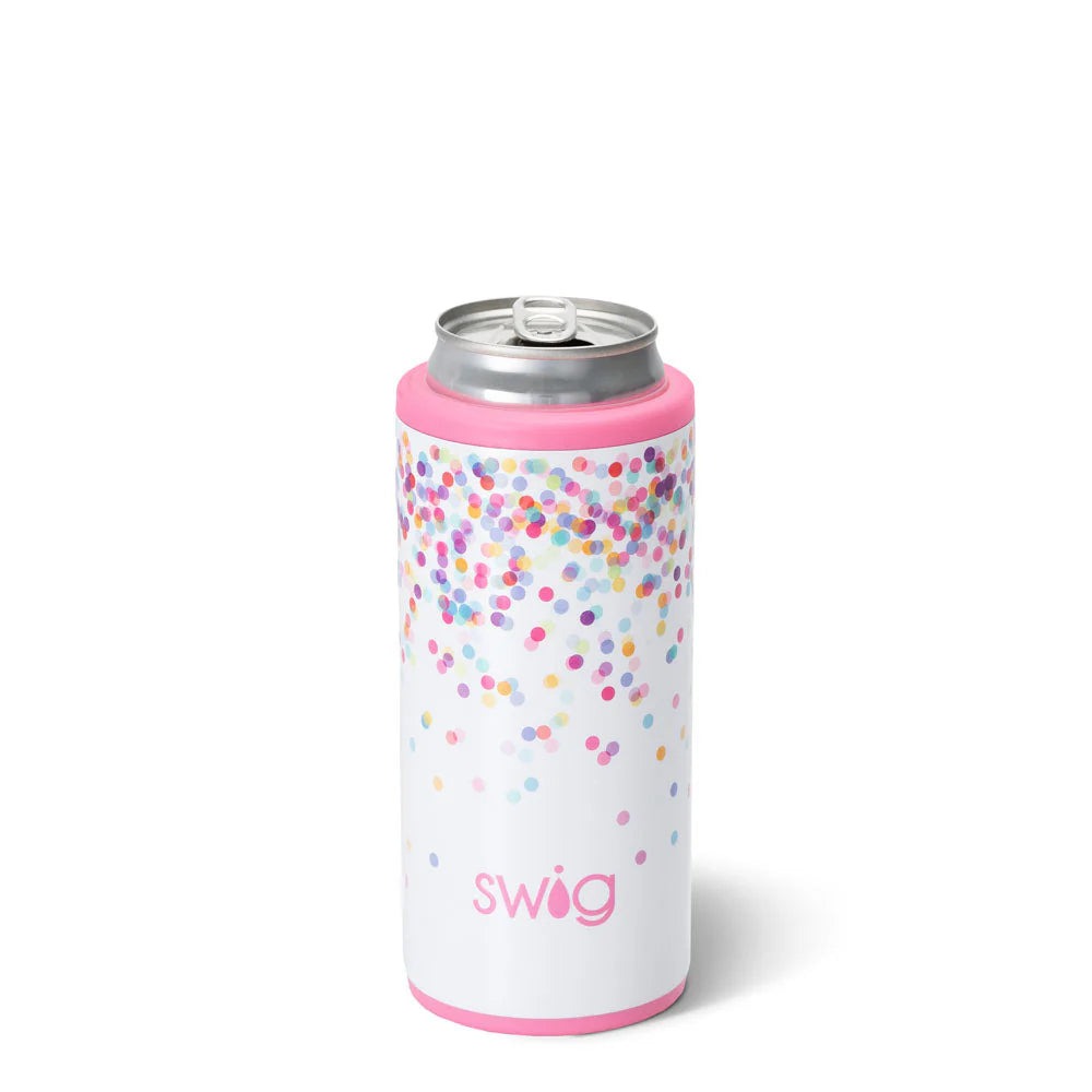 Neutral-toned insulated slim can cooler designed to fit slim cans and keep beverages cold | Walker Boutique