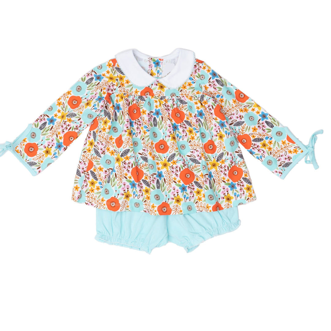 FALL FLORAL MARY CHARLOTTE BLOOMER SET
