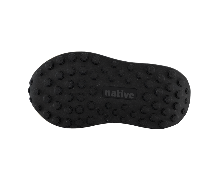 Black sole of a shoe with 'native' branding on a white background