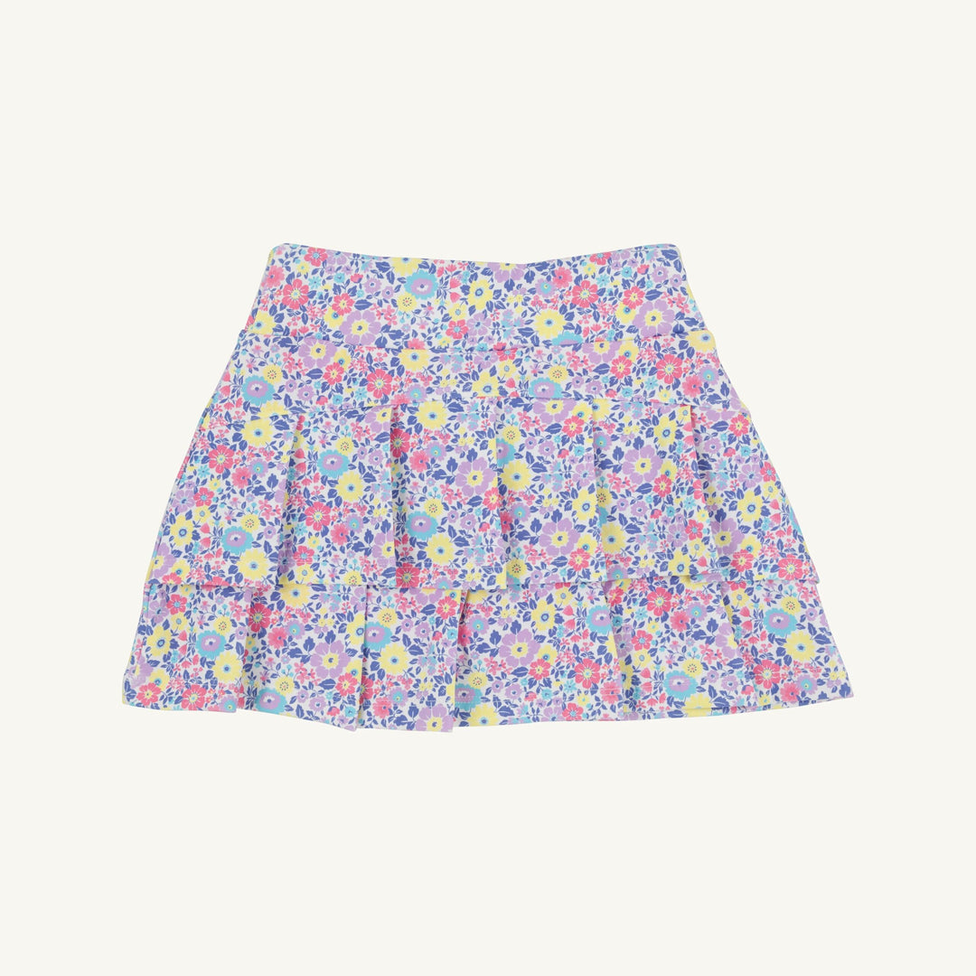 Floral patterned skirt on a white background