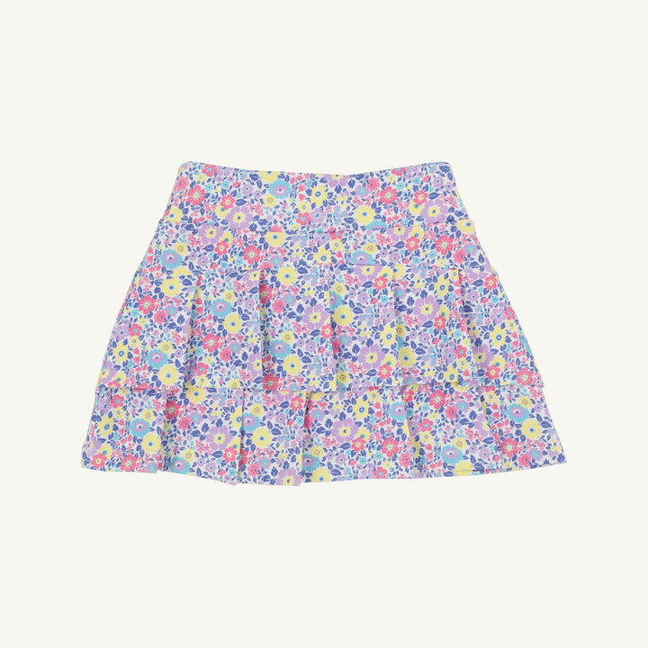 Floral patterned skirt on a white background