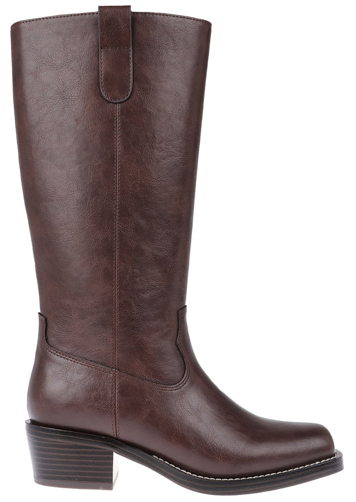 DUSTON DARK BROWN WESTERN BOOT