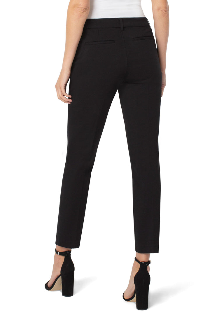 LIVERPOOL: KELSEY KNIT TROUSER SUPER STRETCH | BLACK