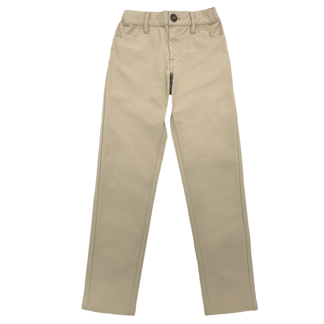 Beige pants on a white background