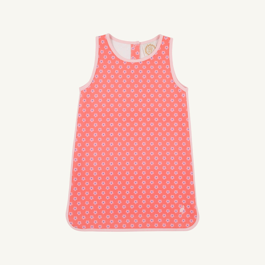 Mill St Manor Floral/Sandpearl Pink SLEEVELESS ATHLETIC GIRLS DRSS